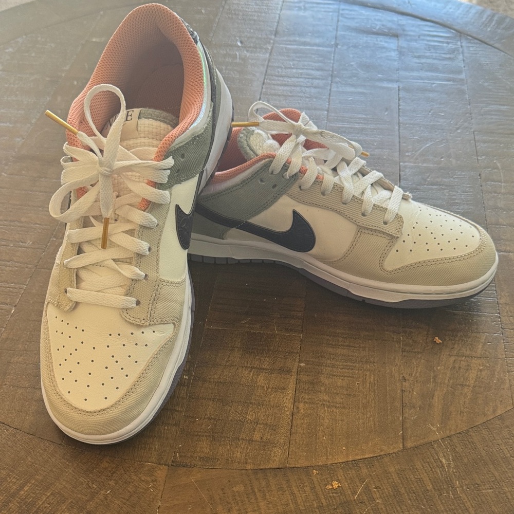 Nike Shoes Men9/ Wm11 Dunk Low NOLA Cream Sneakers